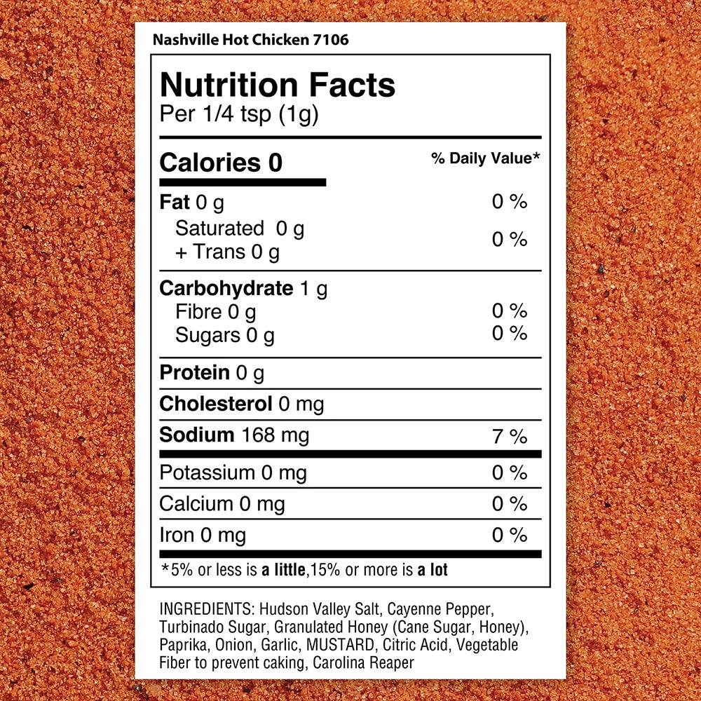 The Spice Lab Nashville Hot Chicken Seasoning 6 Oz Gluten Free 7106-PJ4-STA