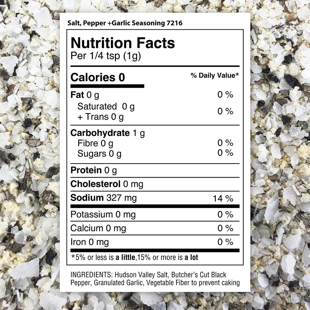 The Spice Lab Salt Pepper Garlic SPG 6.2 Oz Gluten Free Kosher 7216-PJ4-GRO