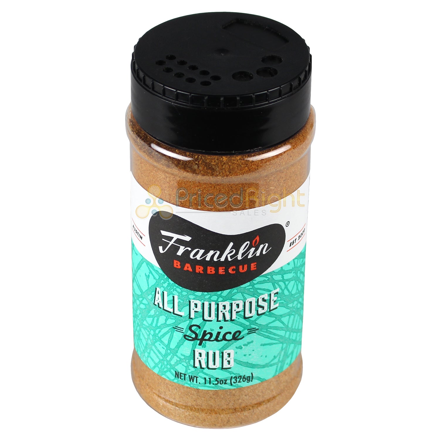 Franklin All Purpose Spice Rub 11.5 Oz Gluten Free 86000533803