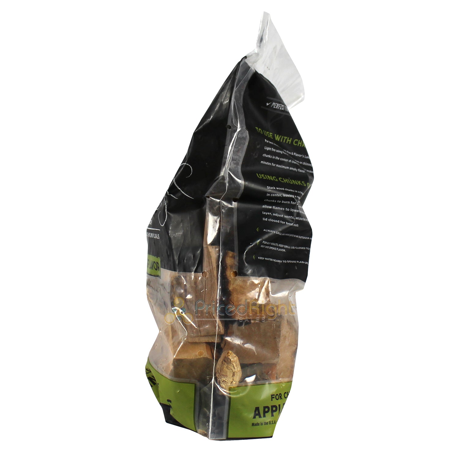 Fire & Flavor Premium Smoking Apple Wood Chunks 4lbs 892805005720