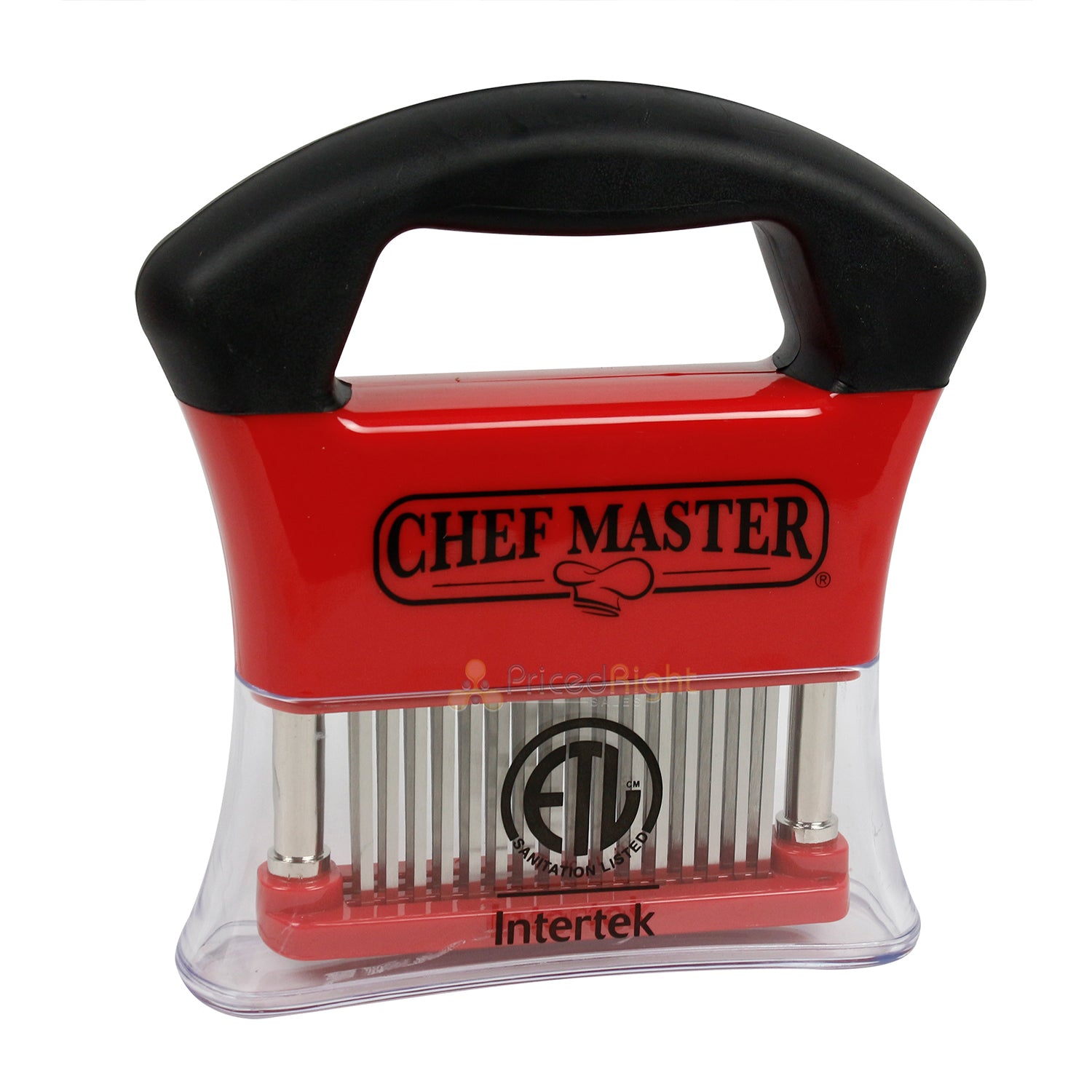 Chef Master Professional Meat Tenderizer W/ Stainless Steel Blades & Grip Handle