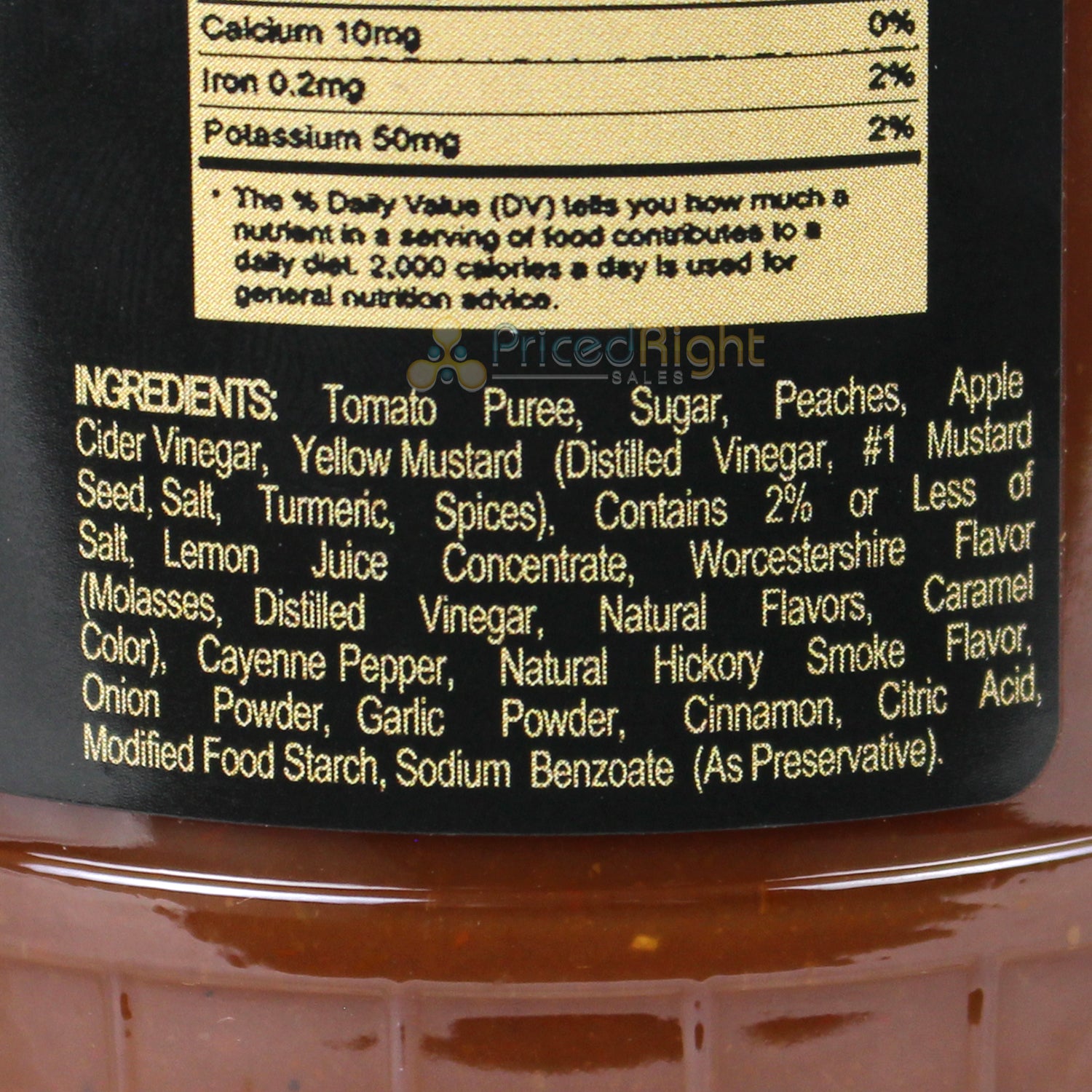 Ole Ray's Peach-A-Licious Barbecue Sauce 19 Oz Glaze Marinade Peach Tangy