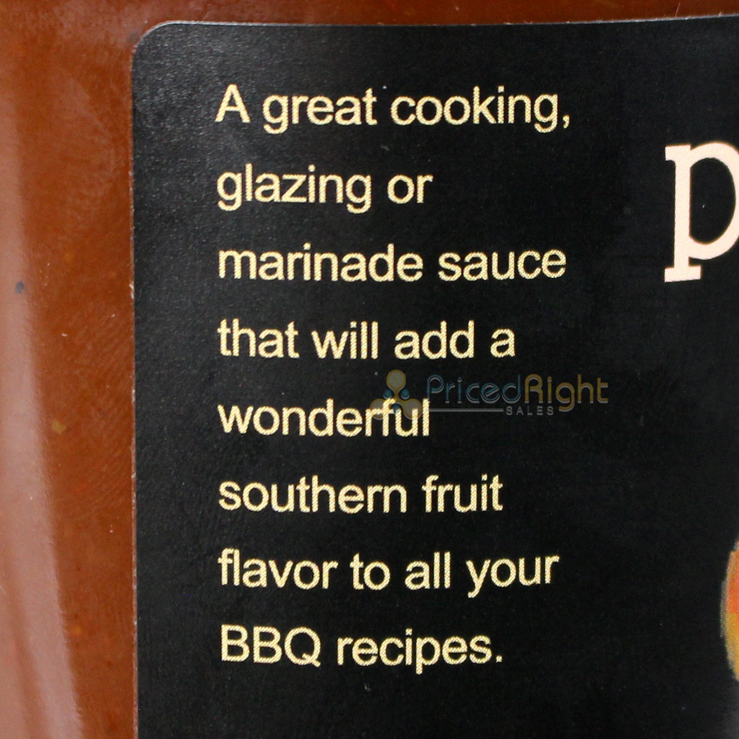 Ole Ray's Peach-A-Licious Barbecue Sauce 19 Oz Glaze Marinade Peach Tangy