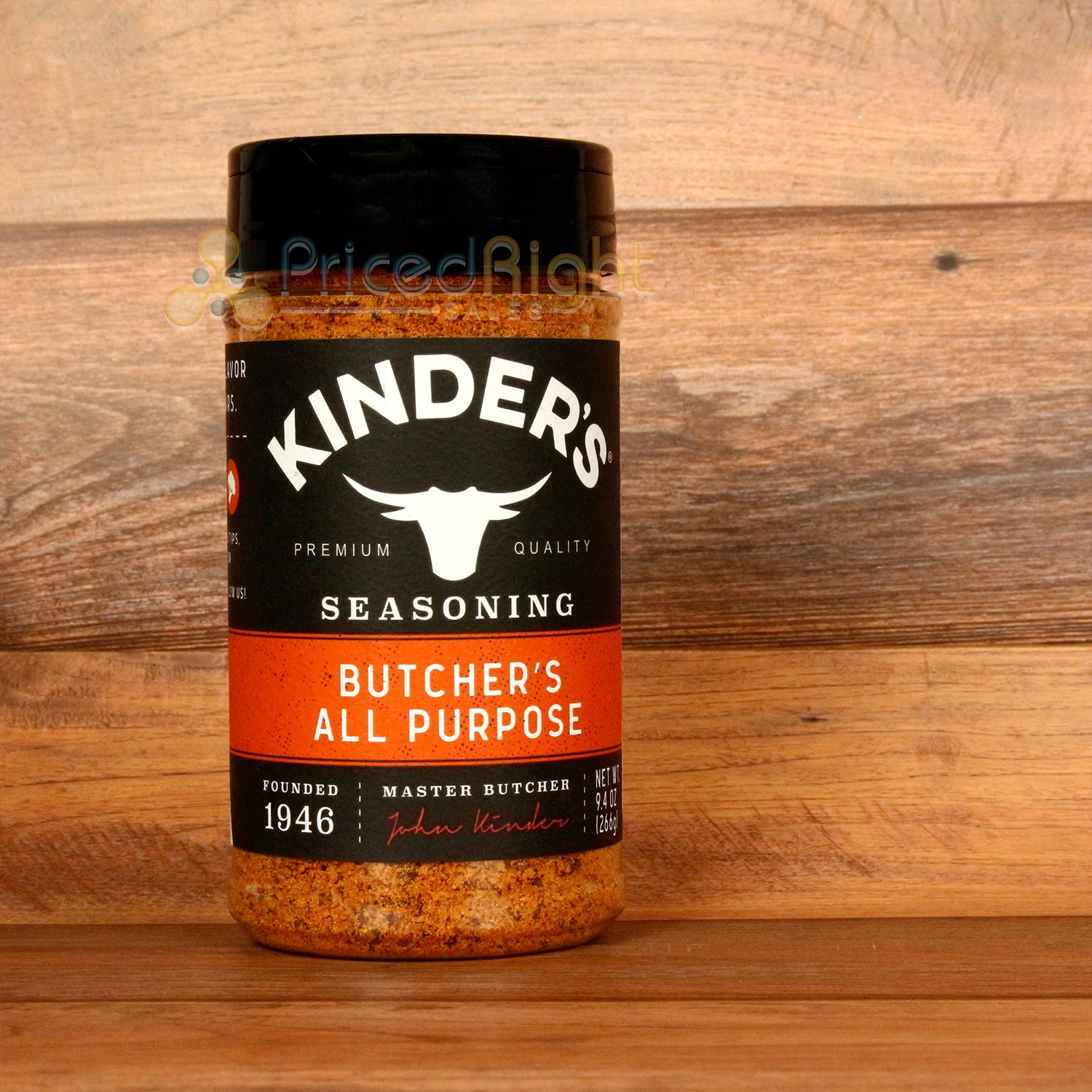 Kinder's Butcher's All Purpose Seasoning Beef Pork Poultry Vegetables 9.4 Oz