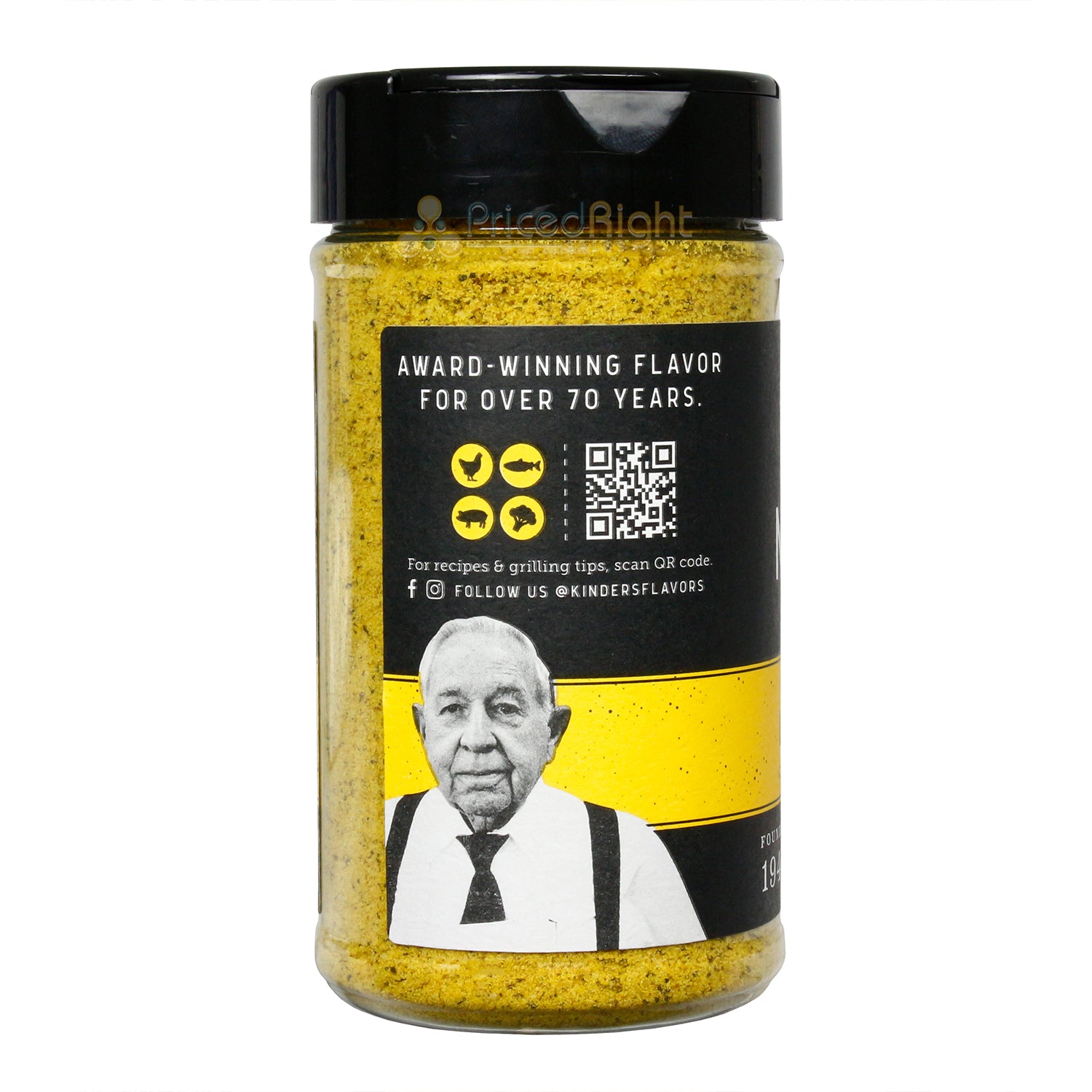 Kinder's No Salt Lemon Pepper Handcrafted Seasoning No Salt No MSG 8.7 Ounce