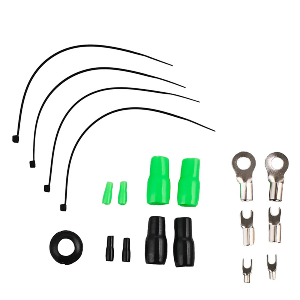 DS18 Amp Wiring Kit Installation Green CCA 4 Gauge 1680W AKIT4.GR