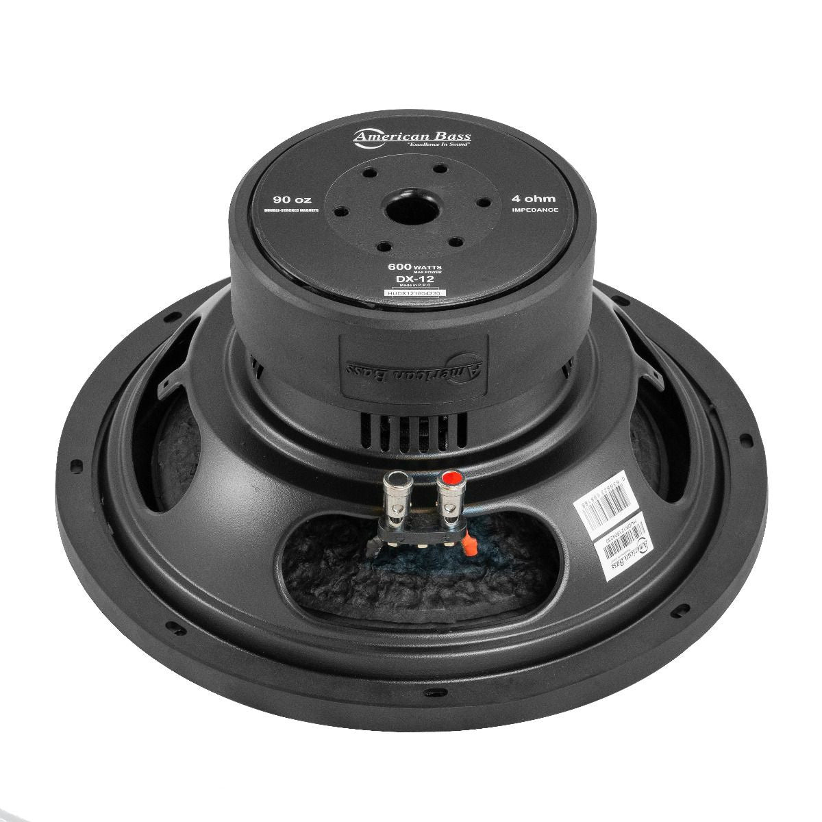 ﻿﻿American Bass 12" Subwoofer 600W 4 Ohm Car Audio DX-12 Single Voice Coil