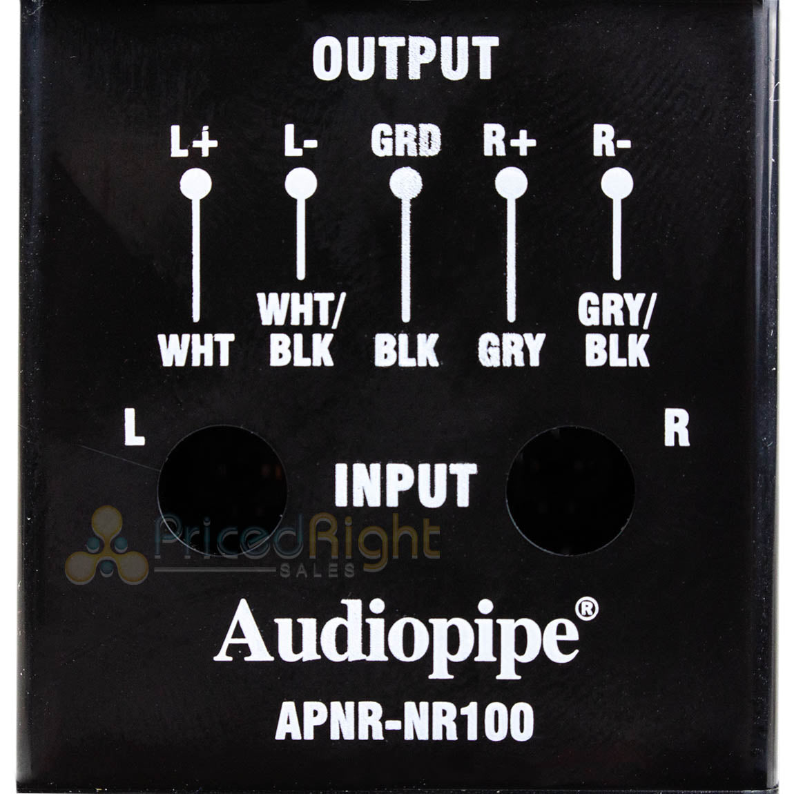 Audiopipe RCA Line Output Converter Power Amp Adapter Hi Low Impedance NR100