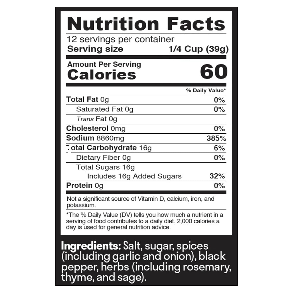 Hey Grill Hey Apple Spice Turkey Brine 16 Oz Rosemary Thyme Sage B16301