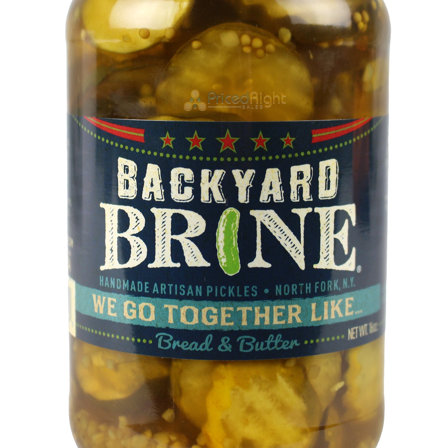 Backyard Brine We Go Together Like Bread and Butter Pickles 16 oz Vegan