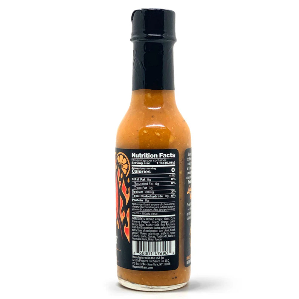 Bayou Gotham Bayou Bourré Louisiana Boil Hot Sauce 5 Oz BAYOU-BOURRE-5OZ