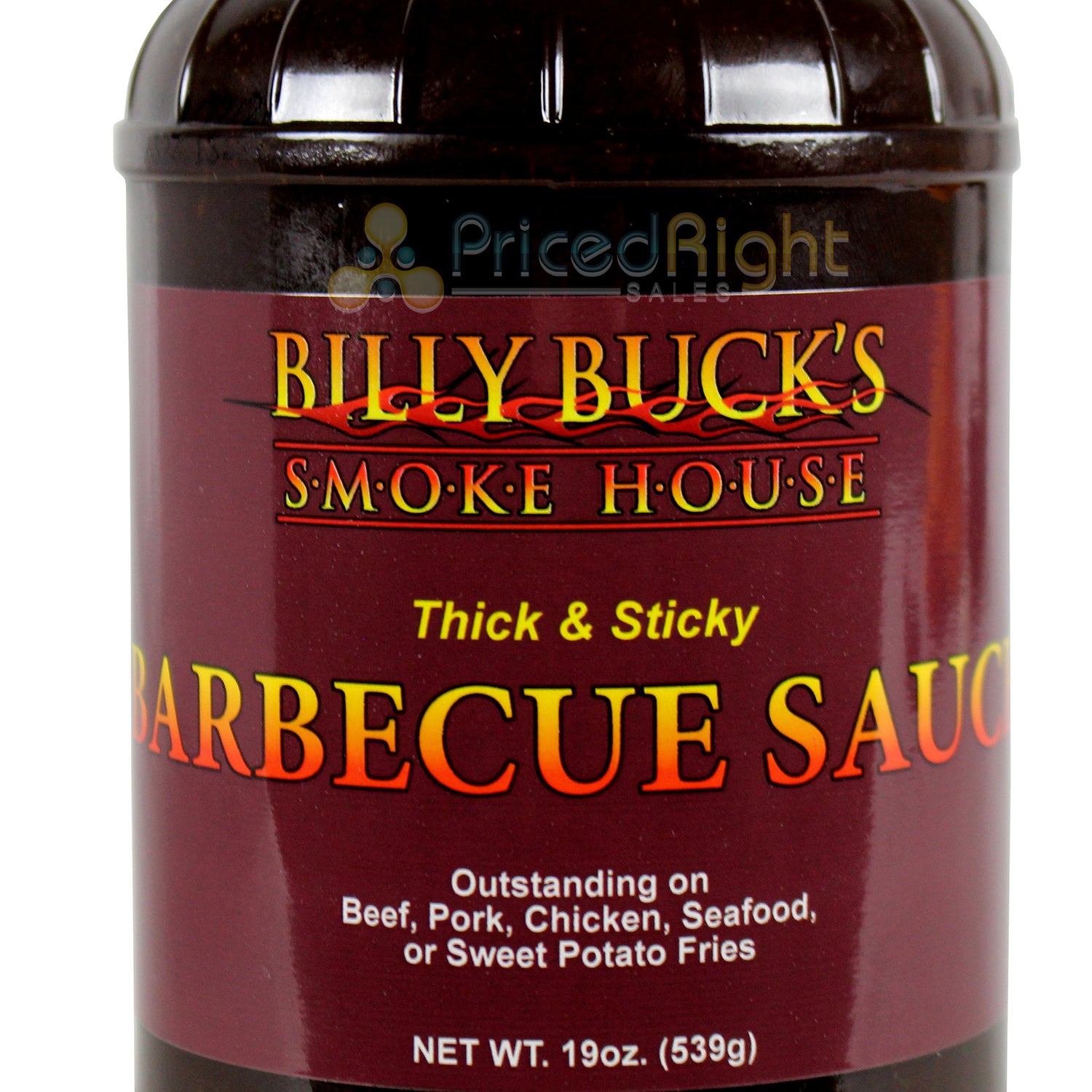 Billy Buck's Smokehouse Thick & Sticky Barbecue Sauce 19 Oz Gluten Free BB-SAUCE