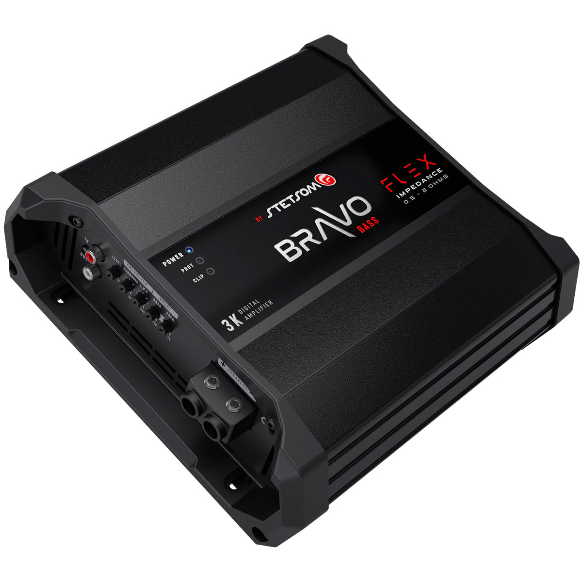 Stetsom Bravo Bass Flex 3K Mono Class D Car Audio Amplifier Auto 0.5 to 2 Ohm