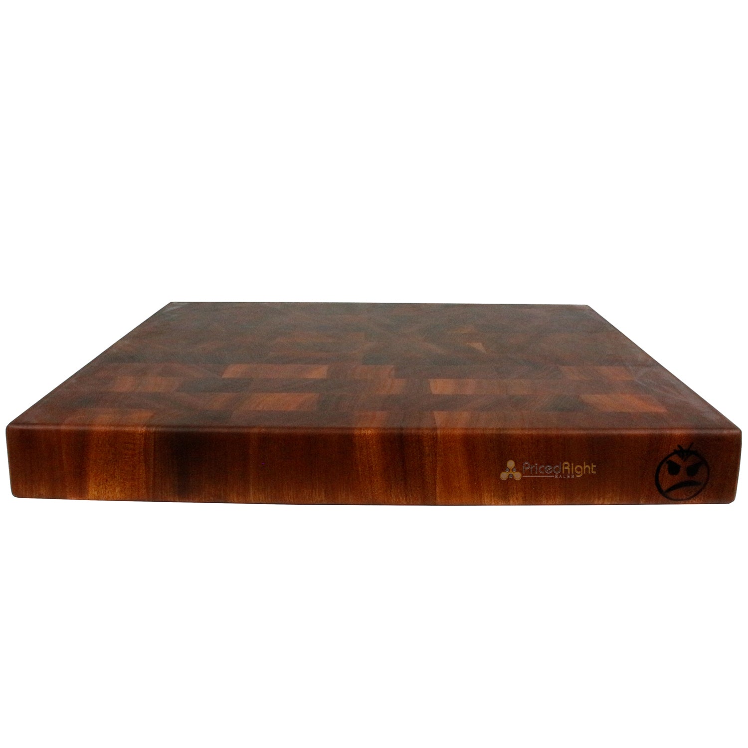 Bad Boy Boards Summit Jayne Butcher Block Sapele Wood 18x18x2 SUMMIT-JAYNE