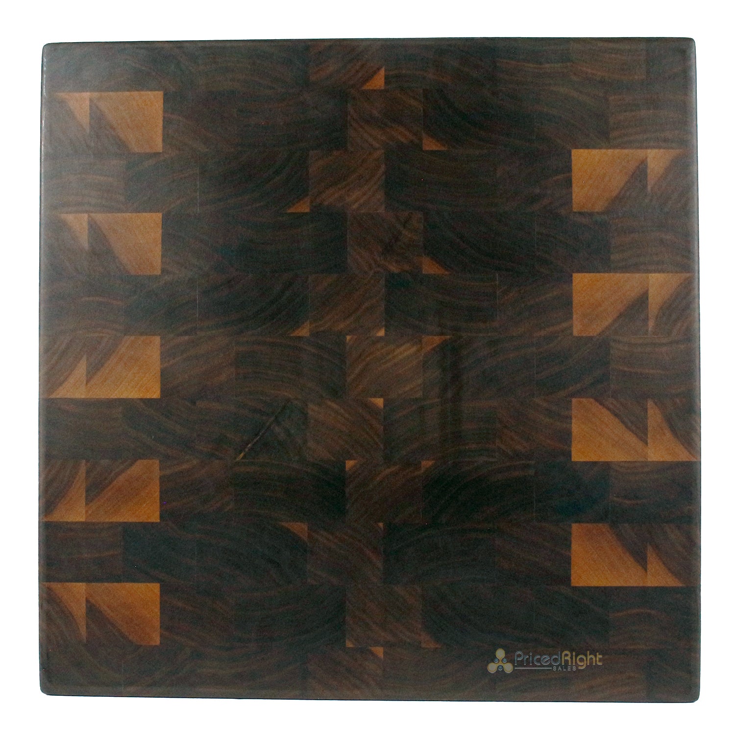 Bad Boy Boards Summit Marilyn Butcher Block Walnut Wood 18x18x2 SUMMIT-MARILYN