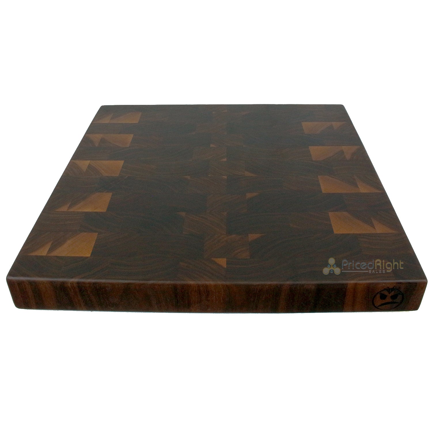 Bad Boy Boards Summit Marilyn Butcher Block Walnut Wood 18x18x2 SUMMIT-MARILYN