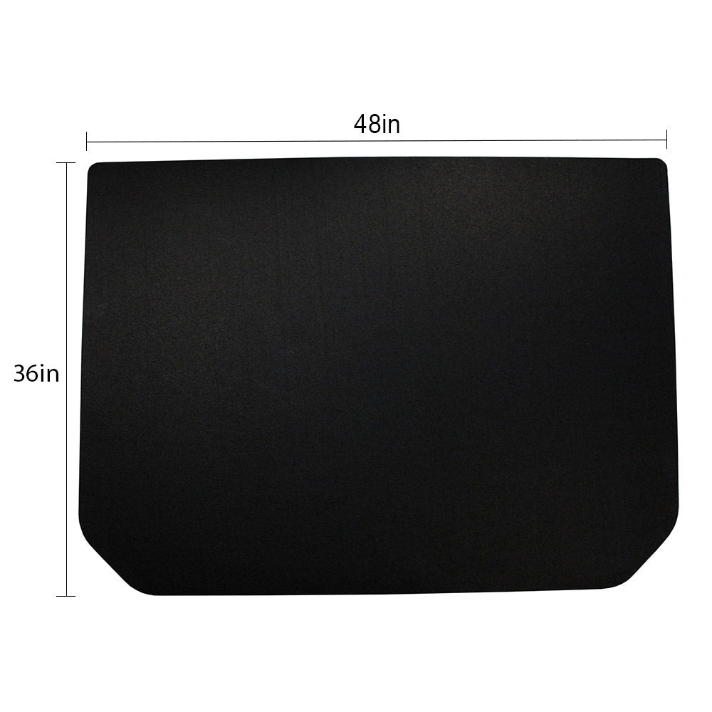 Rubber Heavy Duty Grill Mat Flame & Weather Resistant Made in the USA 36"x48"