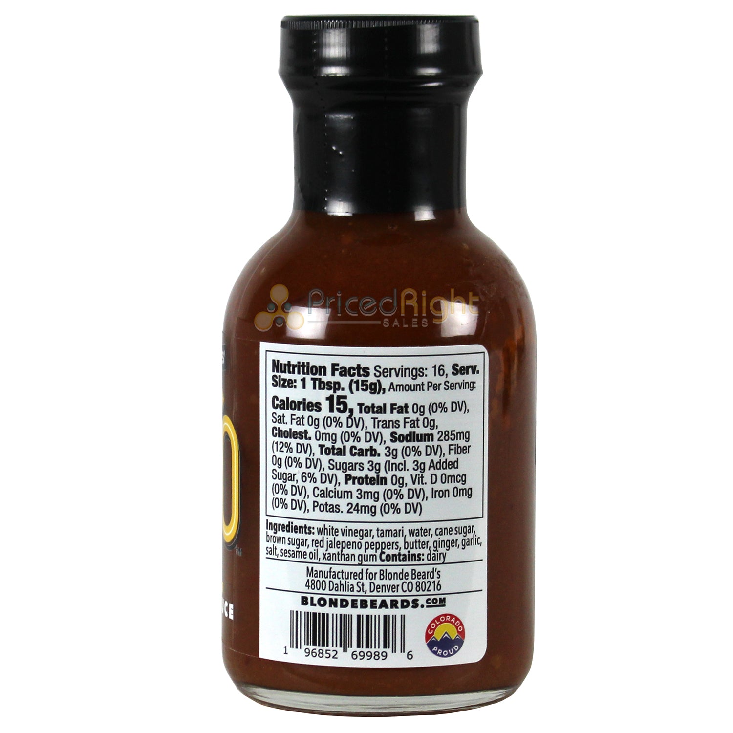 Blonde Beards DOJO Sriracha & Ginger Asian Wing Sauce 8 oz Blonde-Dojo