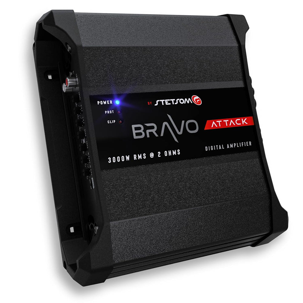 Stetsom 3000 Watts RMS Amplifier Mono Full Range 2 Ohm BRAVO_ATTACK_3000_2