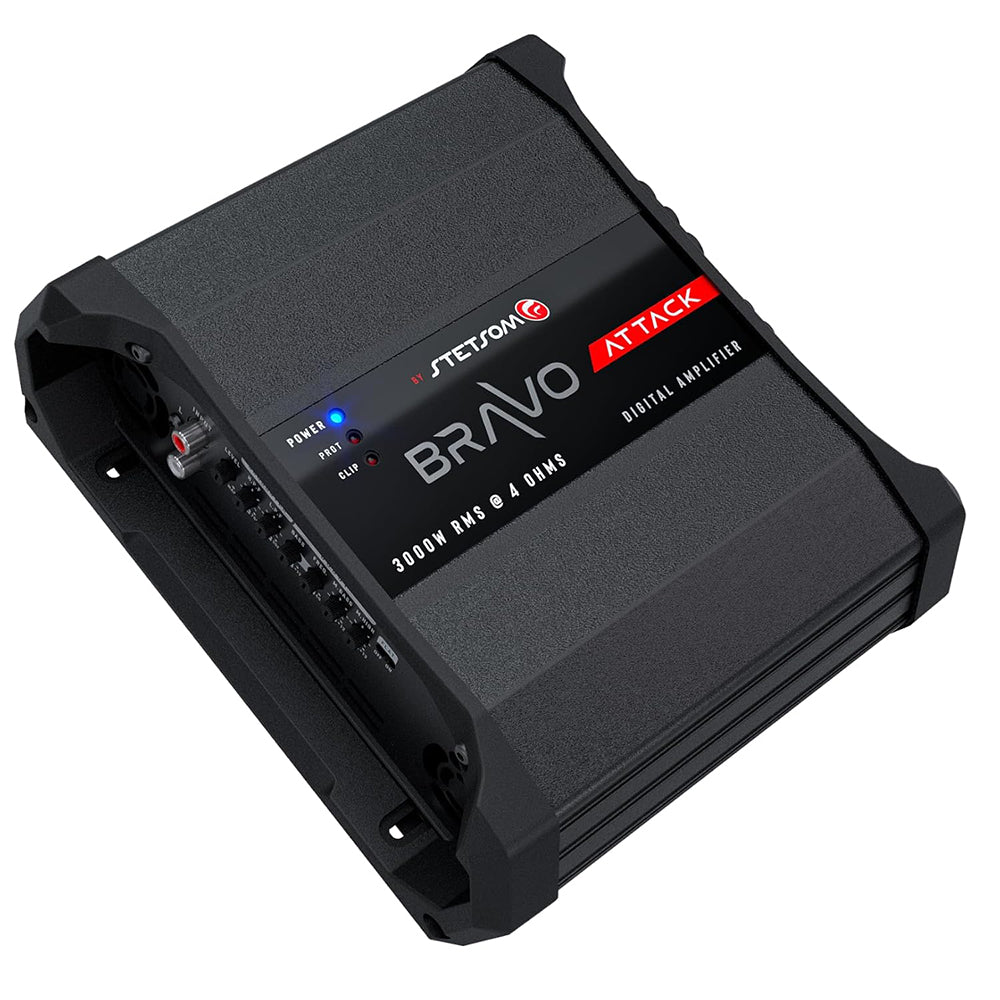 Stetsom 3000 Watts RMS Amplifier Mono Full Range Digital 4 Ohm Bravo Attack