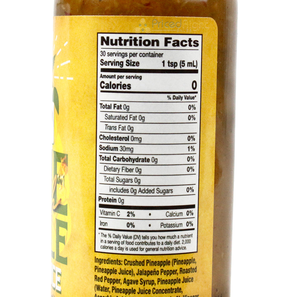 CaJohns Pineapple Kush CBD Hot Sauce 5 Oz