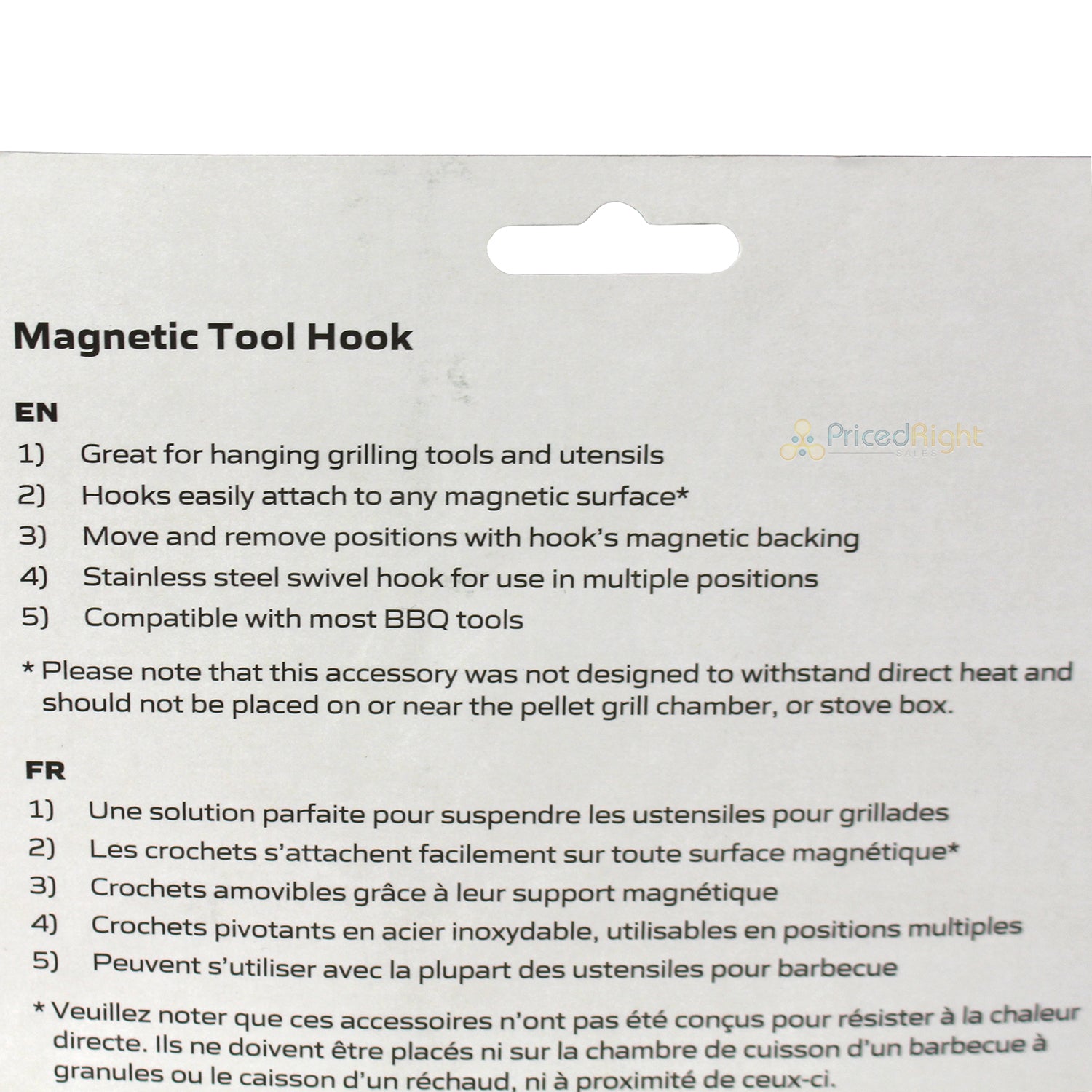 Camp Chef Magnetic Tool Holders Magnetic with Stainless Steel Hook 3 Pack MAG3