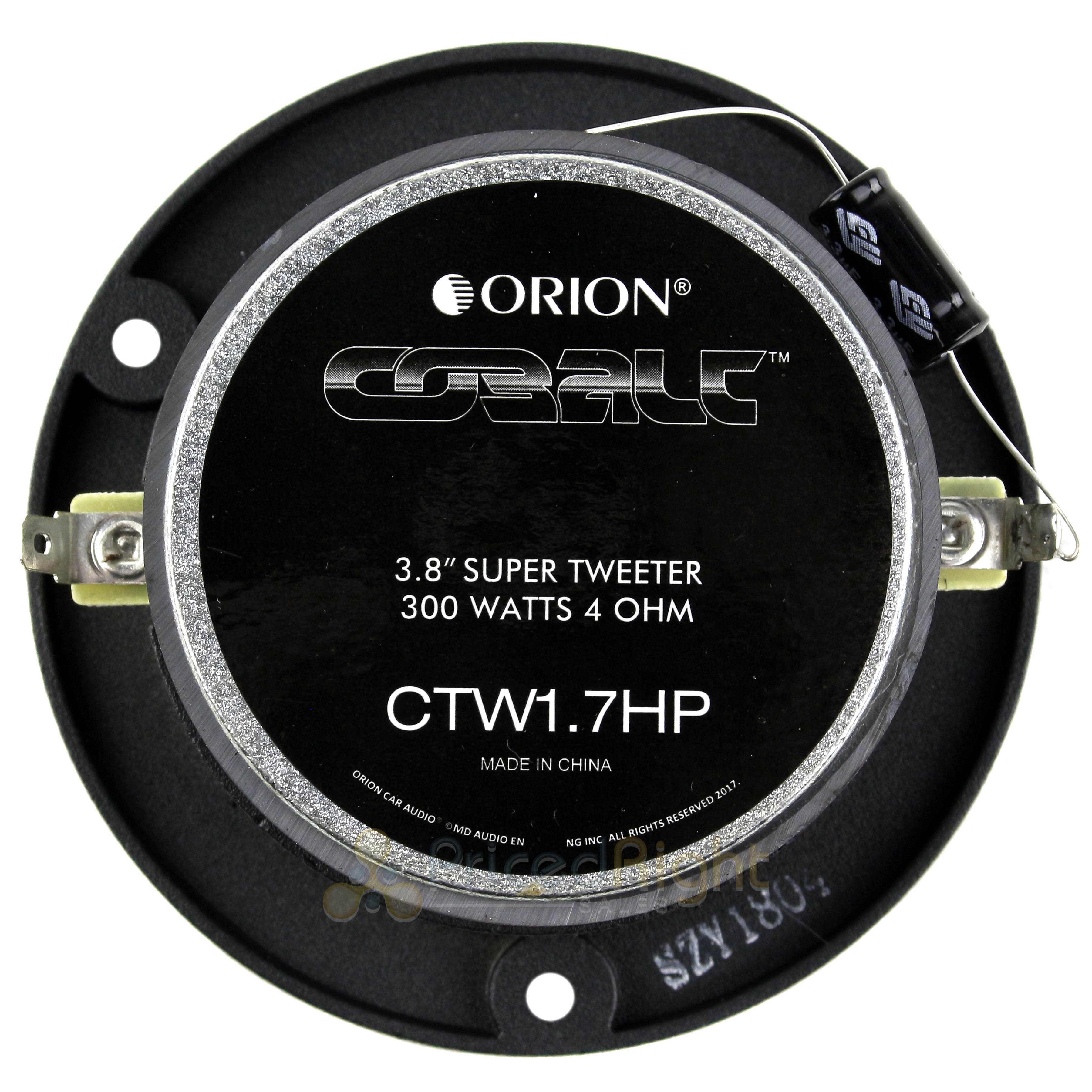 4 Orion 3.8" Super Tweeters Cobalt Series 300 Watt Car Audio 2 Pair Set CTW1.7HP