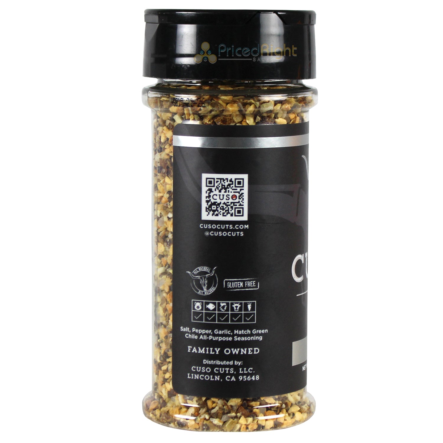 Cuso Cuts Gravel Seasoning 5 Oz Gluten Free Vegan All Natural CUSO-GRAVEL