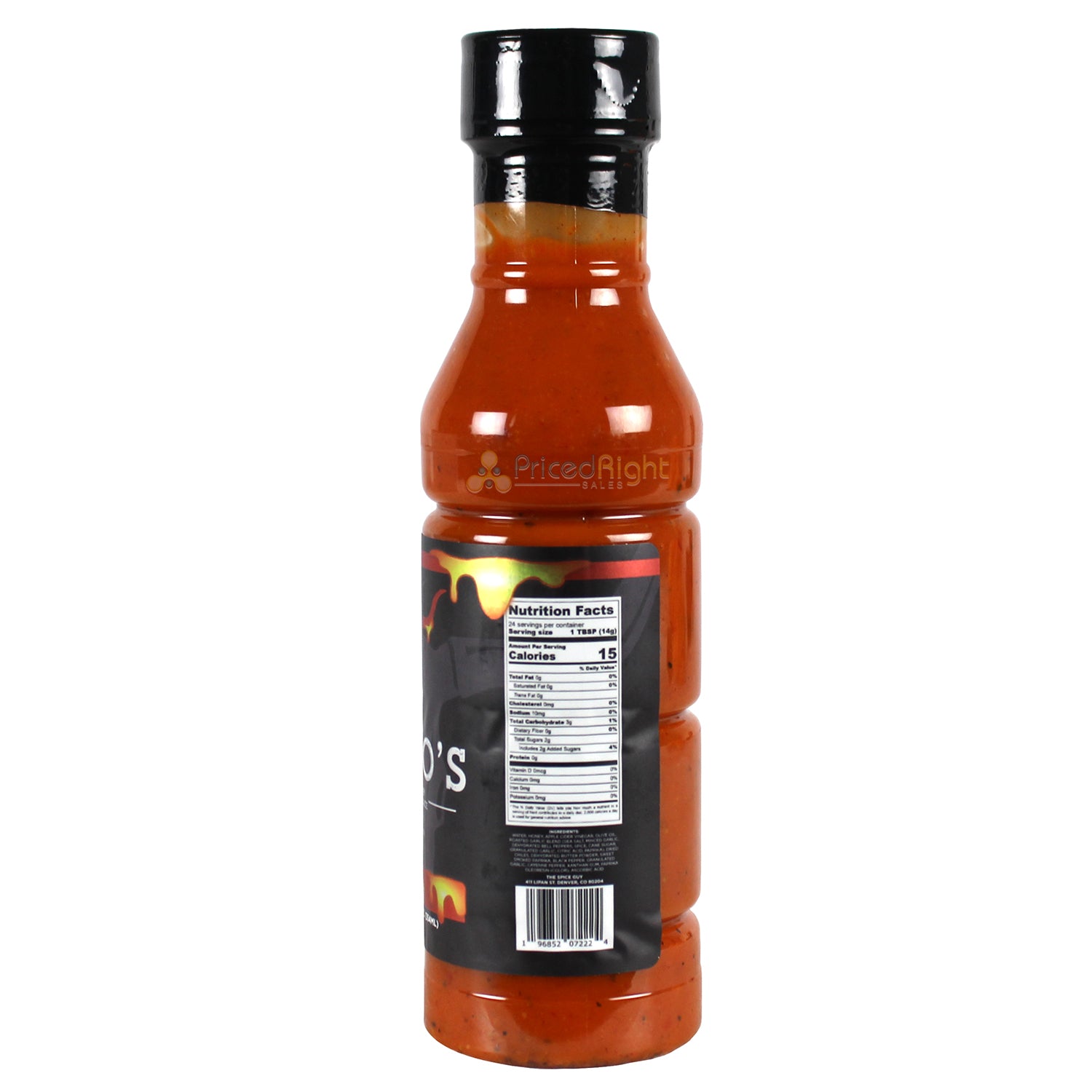 Cuso Cuts Lava Hot Honey Buffalo Sauce 12 Oz Gluten Free Low Calorie CUSO-LAVA