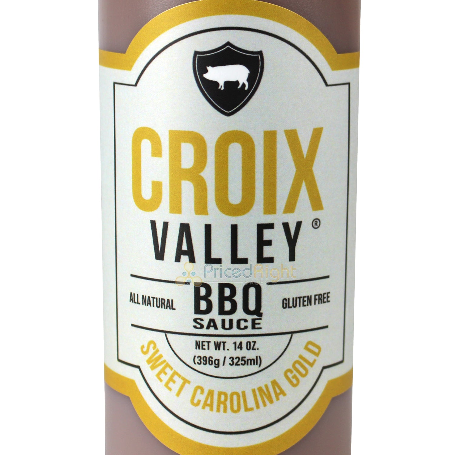 Croix Valley Foods Foundry Series Sweet Carolina Gold BBQ Sauce 14 Oz Vegan