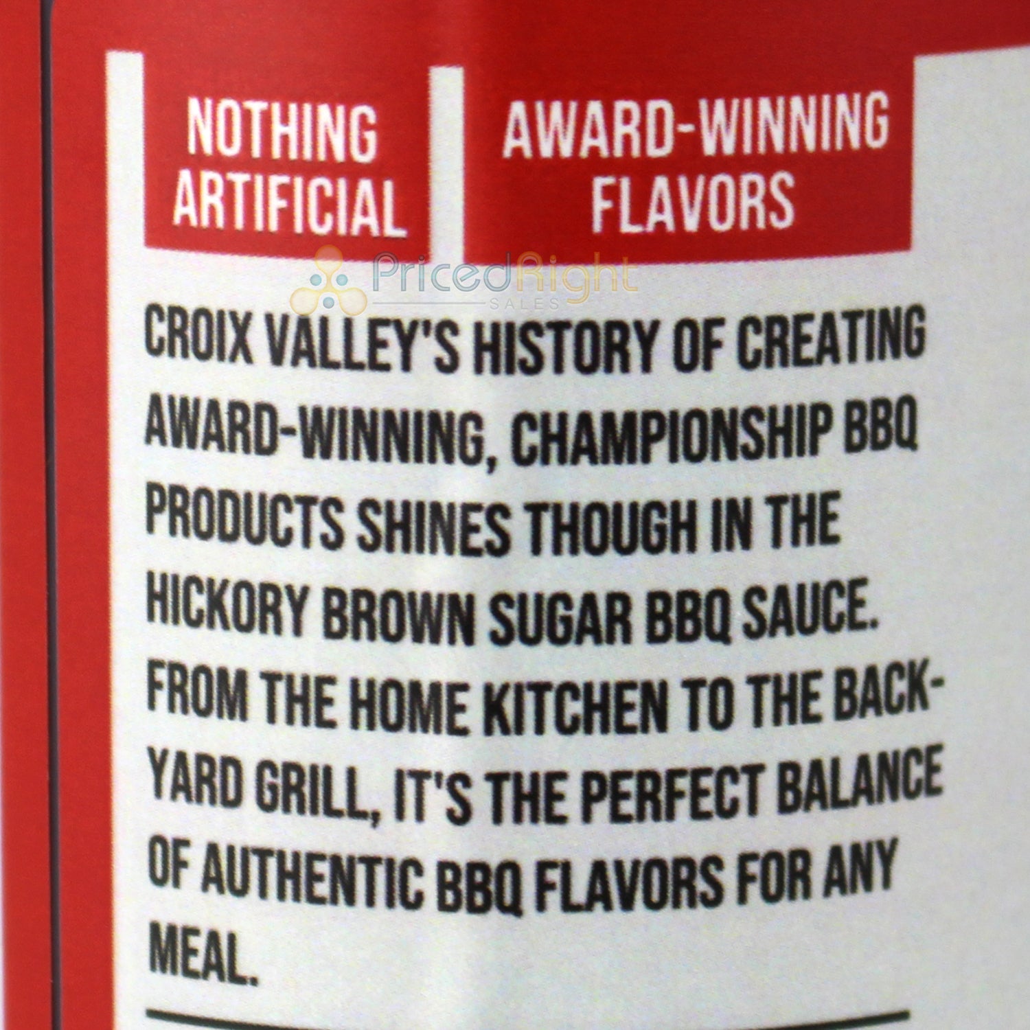 Croix Valley Foods Foundry Series Hickory Brown Sugar BBQ Sauce Gluten Free