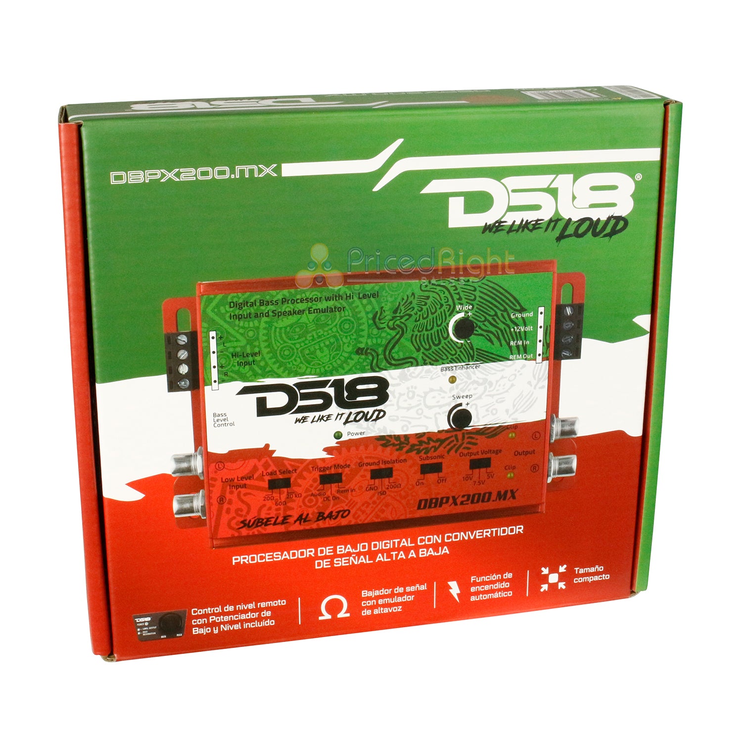 DS18 Digital Bass Processor Hi to Low Signal Converter & Speaker Emulator Mexico
