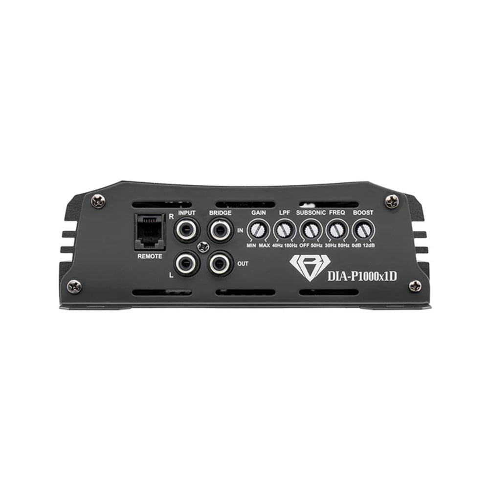 Black Diamond Class D 1 Channel Monoblock Amplifier 1000W RMS DIA-P1000X1D