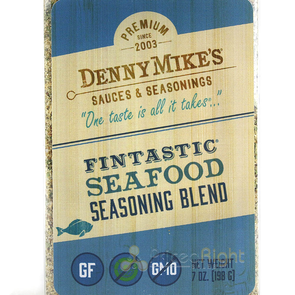 Denny Mikes 7 Oz Fintastic Seafood Seasoning Blend Gluten Free Competition Rated