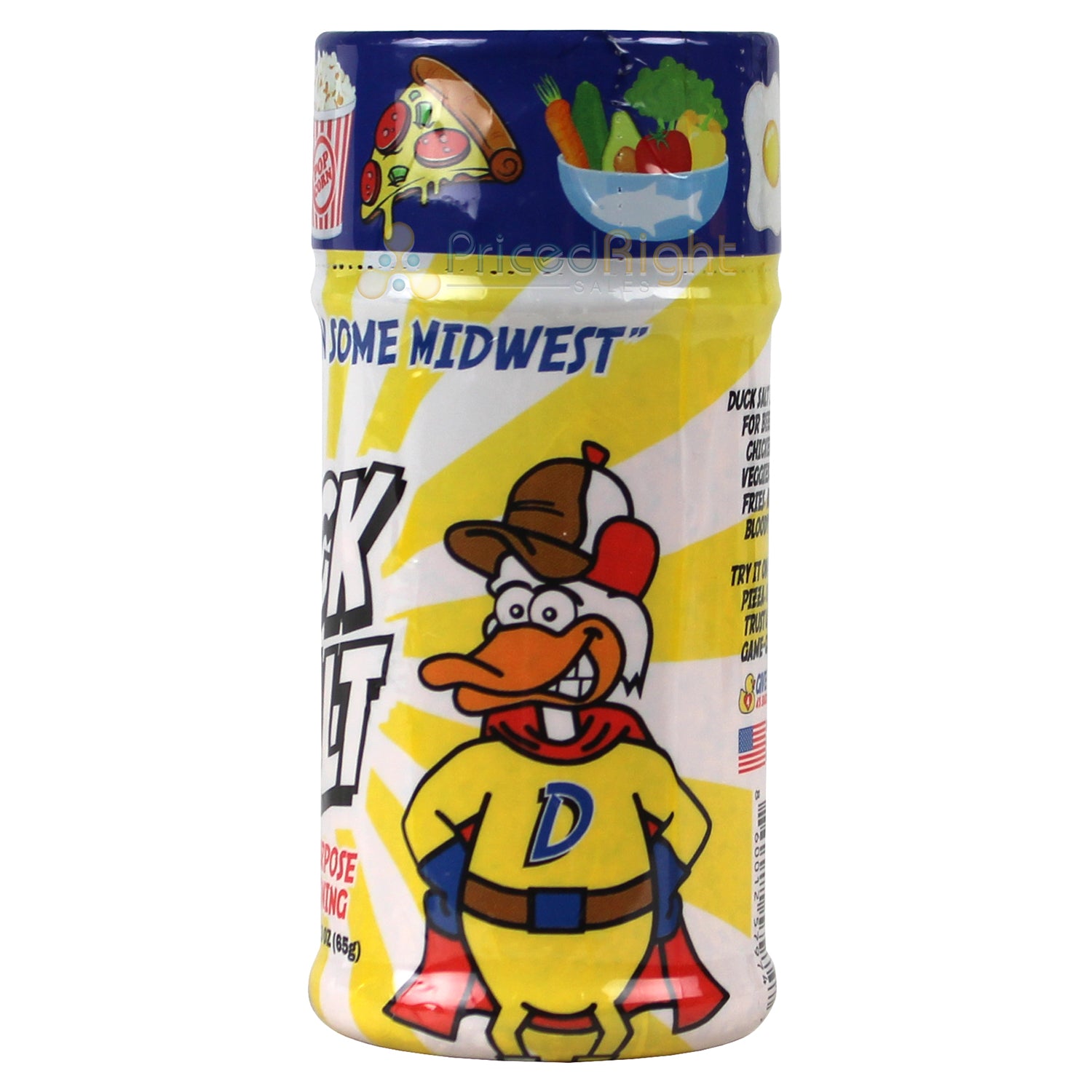 Duck Salt All Purpose Seasoning 2.3 Oz Gluten Free Sugar Free No MSG DSALT