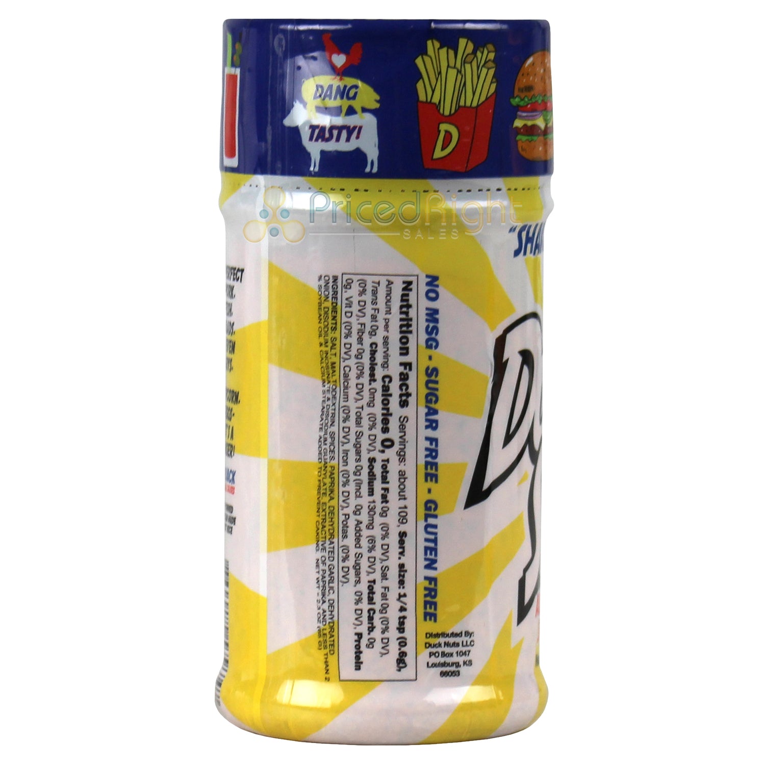 Duck Salt All Purpose Seasoning 2.3 Oz Gluten Free Sugar Free No MSG DSALT