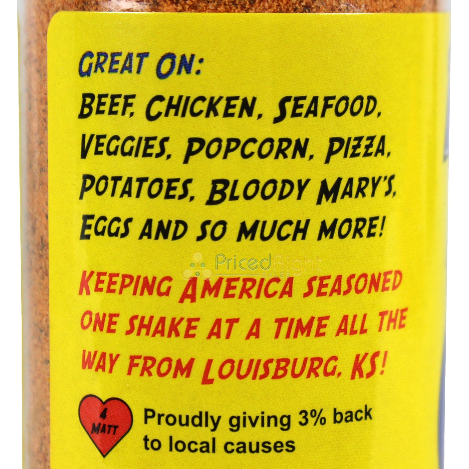 Duck Salt All-Purpose Seasoning Gluten Free Vegan No MSG Sugar Free 6.3 Oz