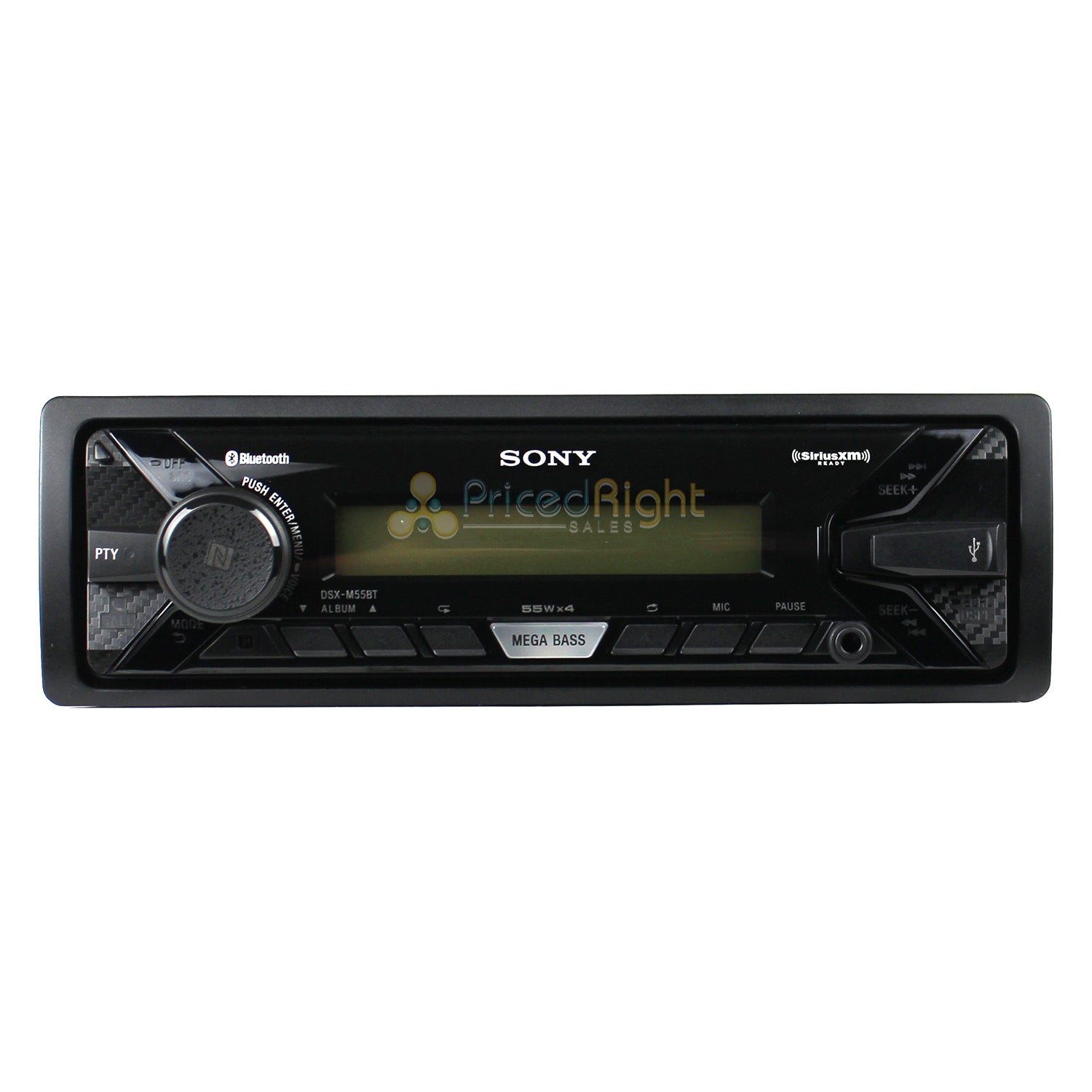 Sony Mechless Marine Media Receiver Bluetooth AM/FM MP3 USB Mega Bass DSX-M55BT