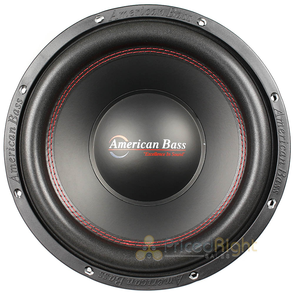 ﻿﻿American Bass 12" Subwoofer 600W 4 Ohm Car Audio DX-12 Single Voice Coil