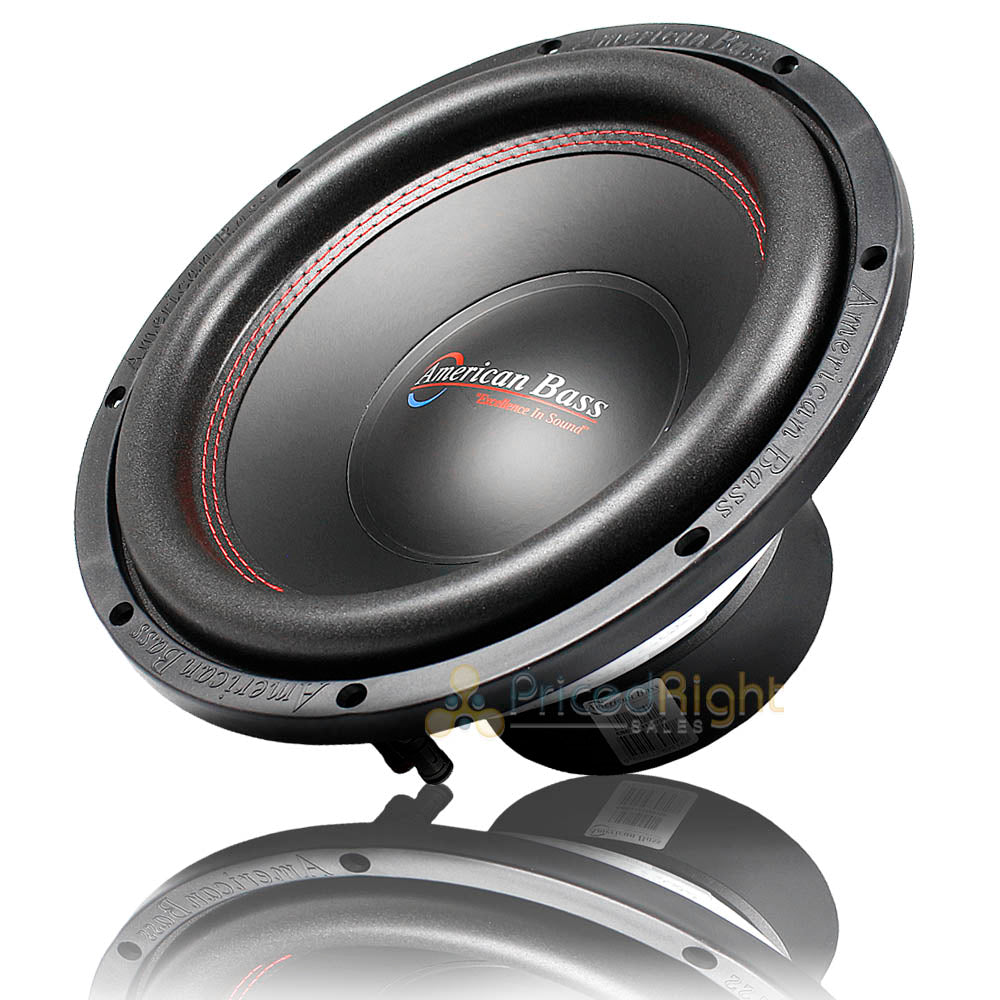 ﻿﻿American Bass 12" Subwoofer 600W 4 Ohm Car Audio DX-12 Single Voice Coil