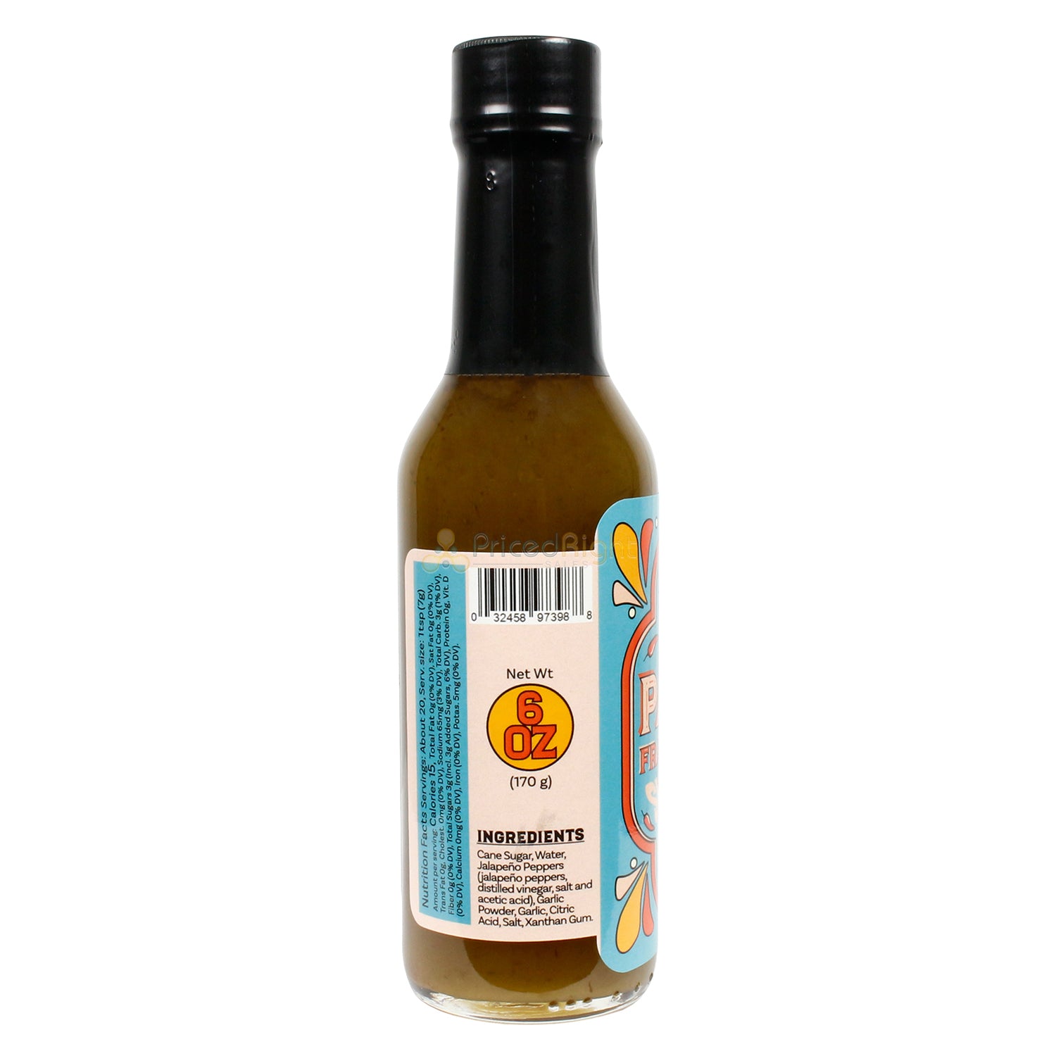 Paco Francisco Sweet Pepper Sauce All Purpose Mild Hot Sauce Made in USA 6 Ounce