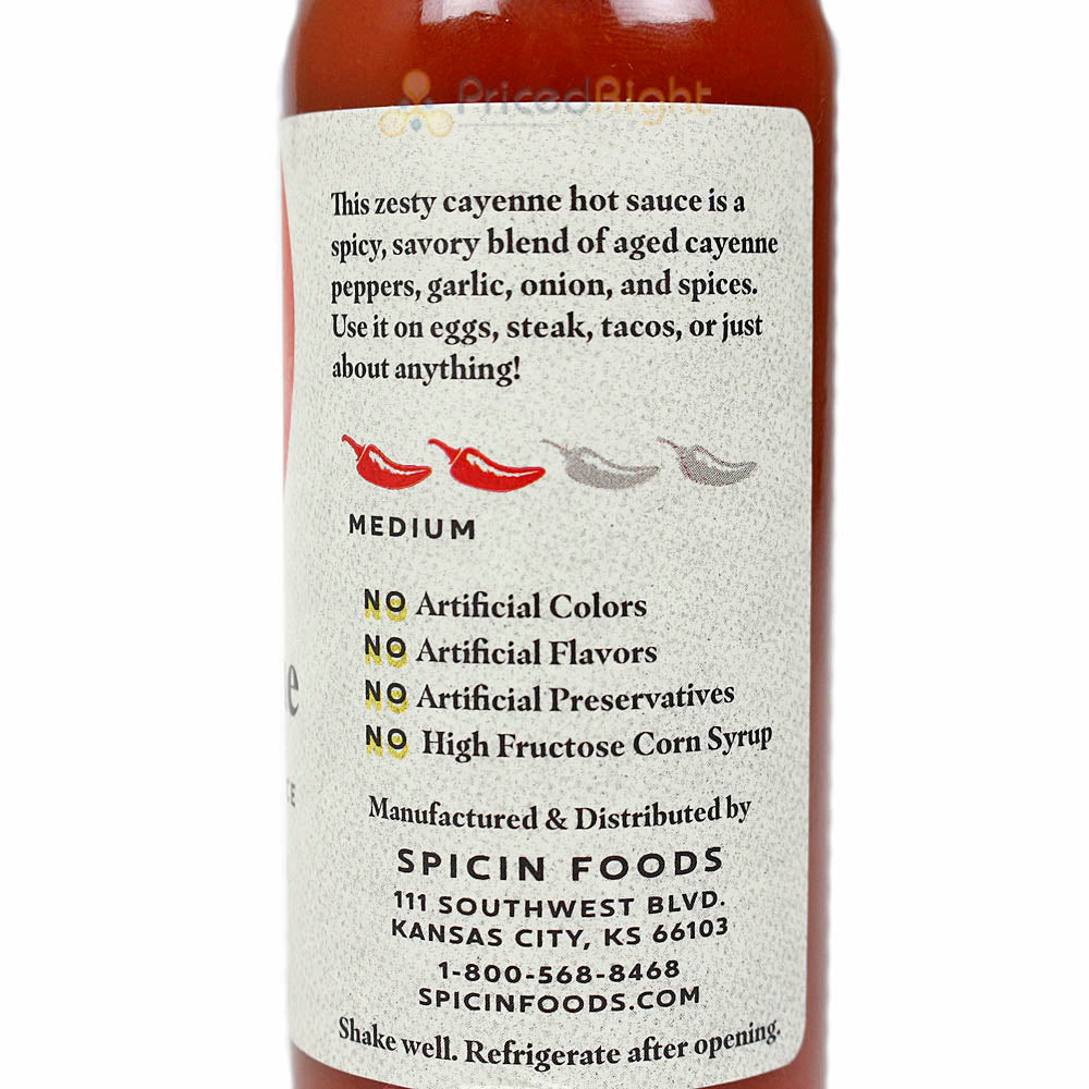 Pain is Good Cayenne Table Hot Sauce Kansas City Chief Approved Sauce 4.5 oz.