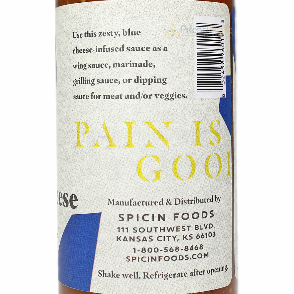 Pain is Good Buffalo Blue Cheese Wing Sauce Small Batches Big Flavor 13.5 oz