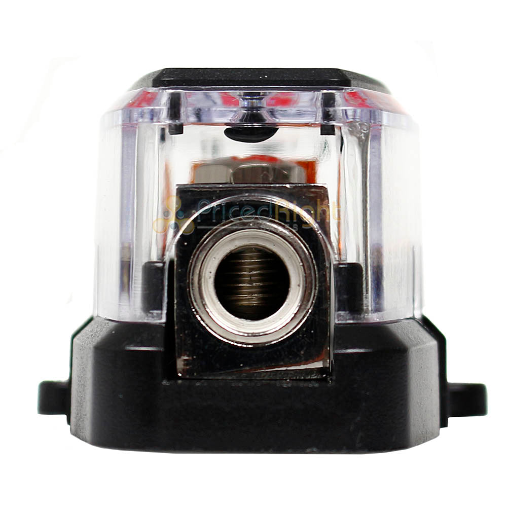 DS18 Mini ANL Fuse Holder 4 or 8 Gauge Input Output 150A Fuse Inline FHAFS-150A