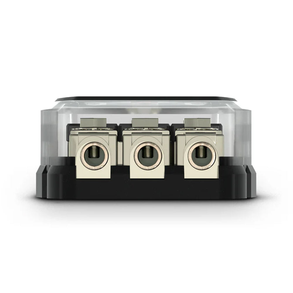 DS18 ANL Fuse Holder 1x0 Gauge Input 3x4 Gauge Outputs 150A Fuses FHDB3ANL-150A