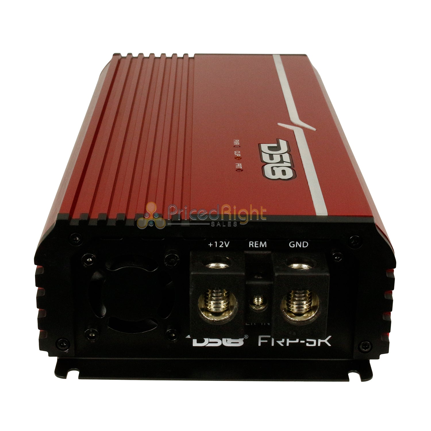 DS18 FRP Compact Full Range Class D Monoblock Audio Amplifier 5000W 1 Ohm Red