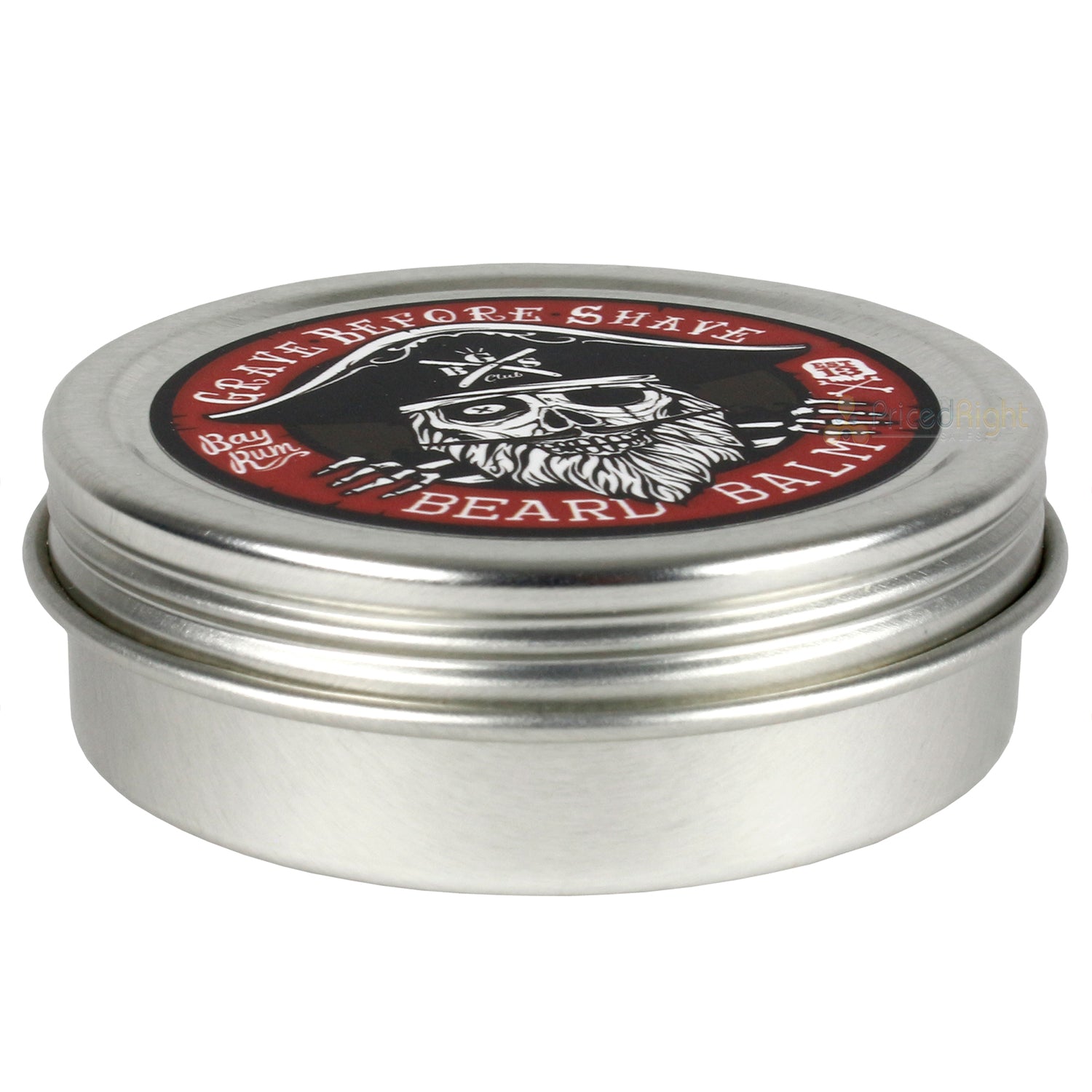 Grave Before Shave Handcrafted Beard Balm Bay Rum Blend Strong Hold 2 Ounce