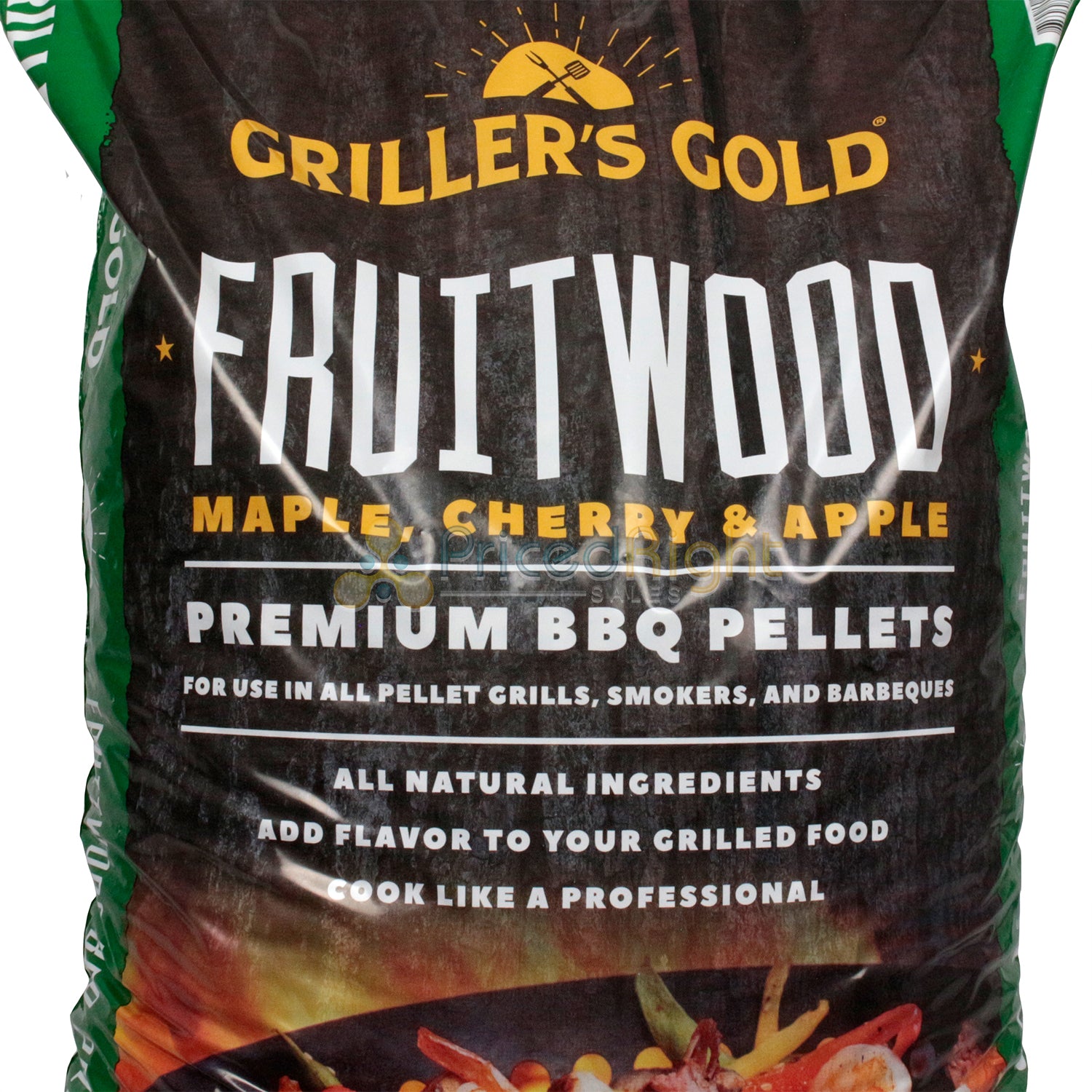 Griller's Gold Fruitwood Premium BBQ Pellets Maple Cherry Apple All Natural 20lb