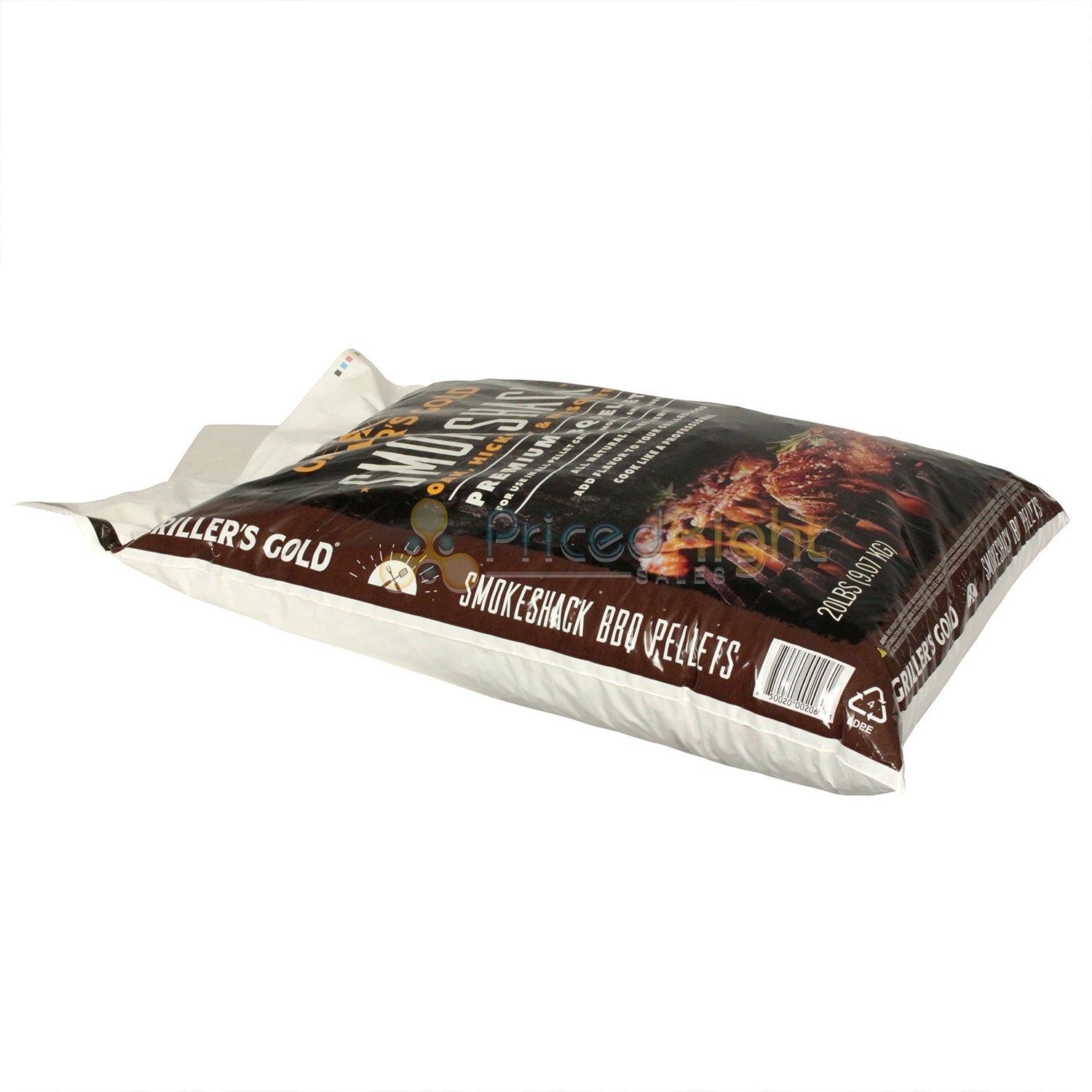 Griller's Gold Smokeshack BBQ Pellets Oak Hickory Mesquite All Natural 20lb