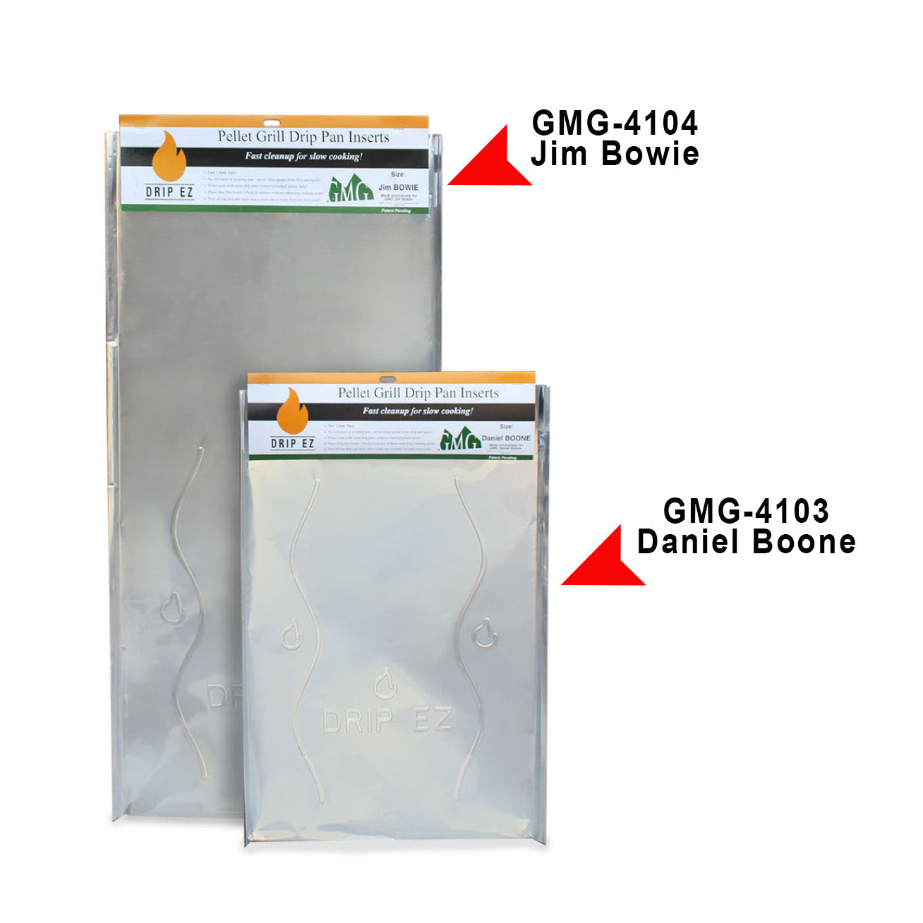 Green Mountain Grills 3 Drip-EZ Disposable Grease Trays Jim Bowie GMG-4104
